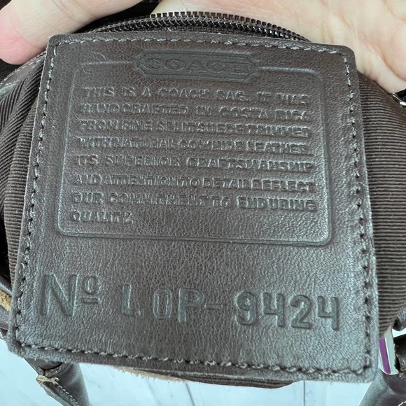 Coach Brown and Tan Leather Tote - Picture 13 of 13